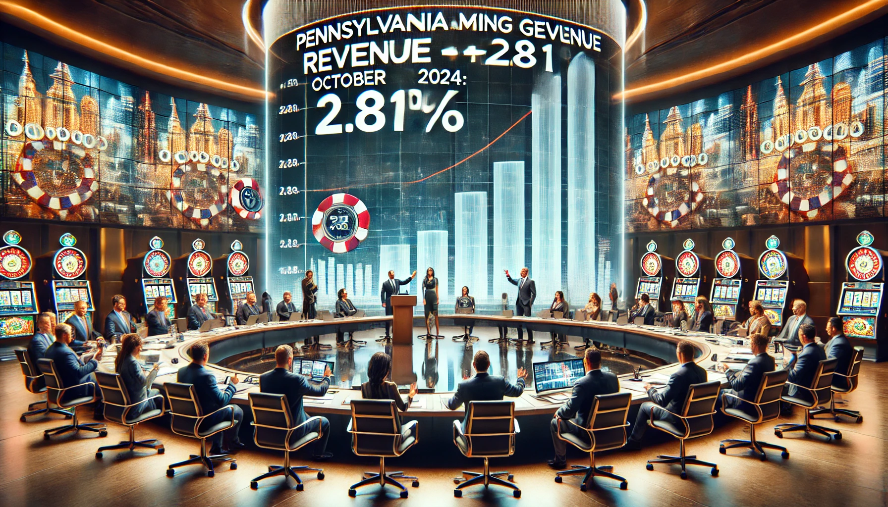 2024년 10월 펜실베니아 게임 매출 2.81% 증가